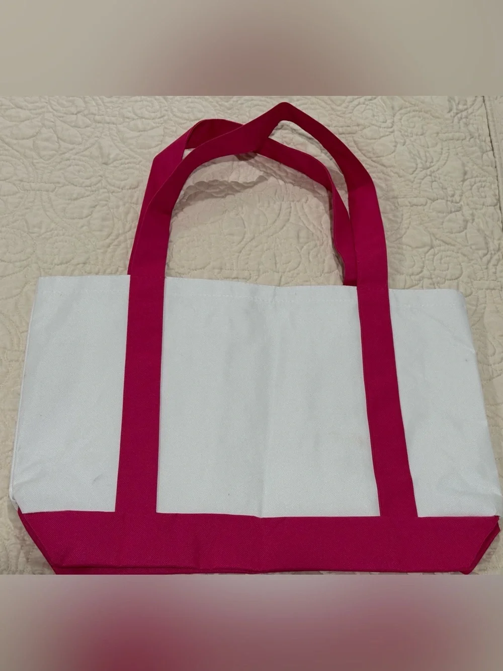 Eukanuba Pink and White Tote Bag